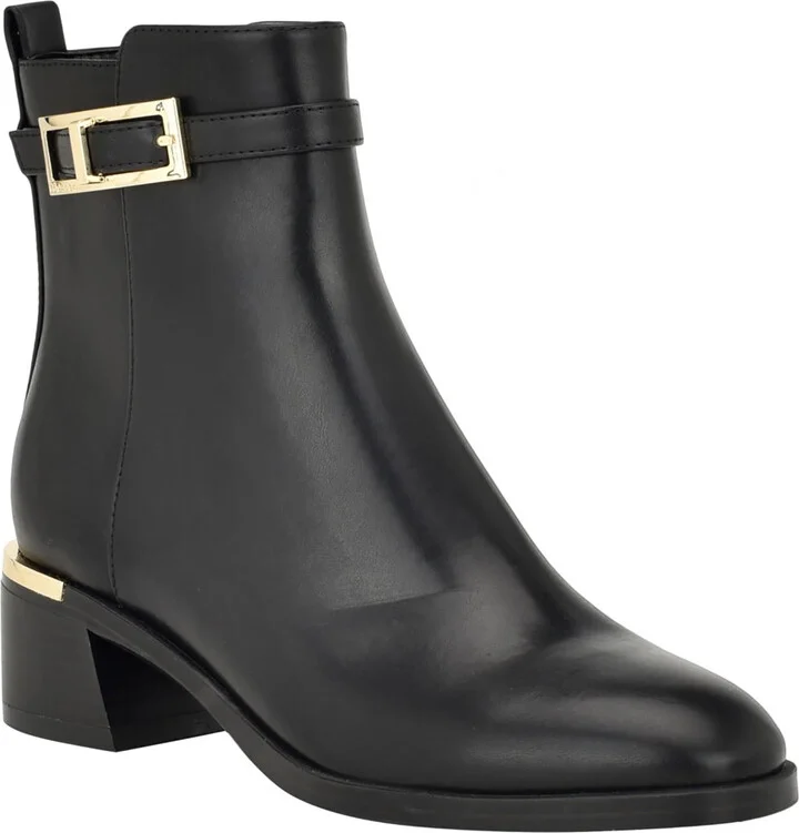 Jallis 2 Womens Faux Leather Harness Ankle Boots