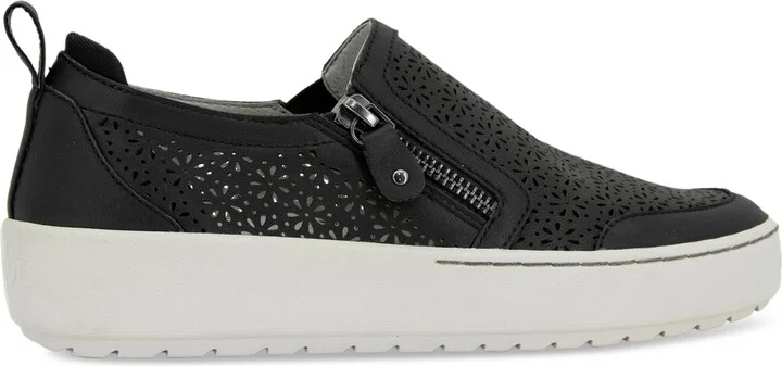 Jambu Women's July Wide Slip- On Zip Sneakers - Image 2