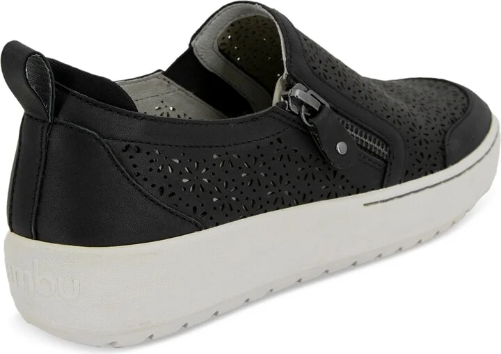 Jambu Women's July Wide Slip- On Zip Sneakers - Image 3