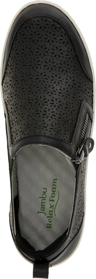 Jambu Women's July Wide Slip- On Zip Sneakers - Image 4