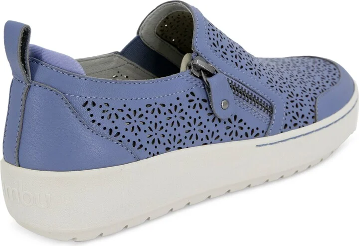 Jambu Women's July Wide Slip- On Zip Sneakers - Image 8