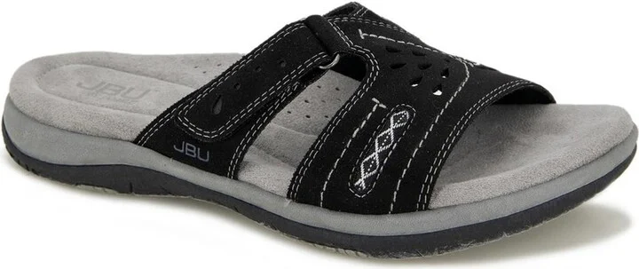 Jambu Women's SISSEY Vegan Comfort Casual Slip On Classic Flat Sandal