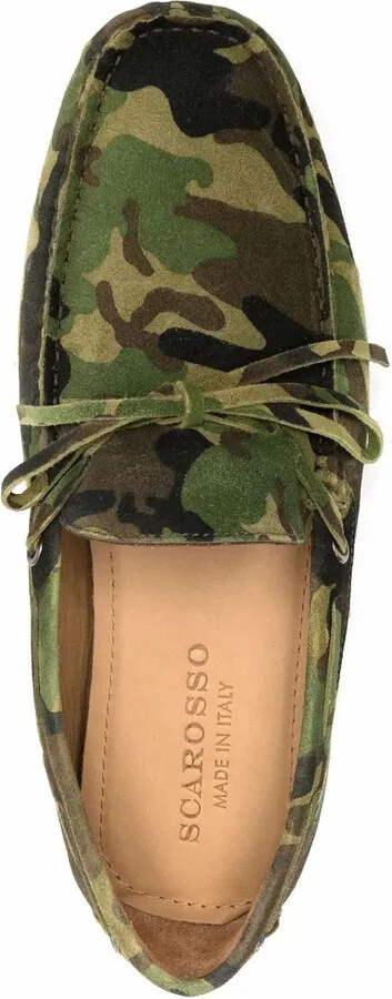 James camouflage-print loafers - Image 4