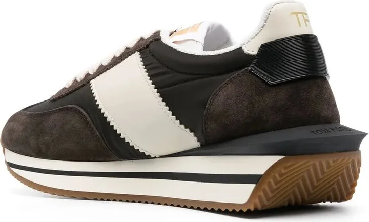 James panelled flatform sneakers - Image 3