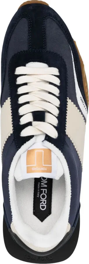 James panelled leather sneakers - Image 4