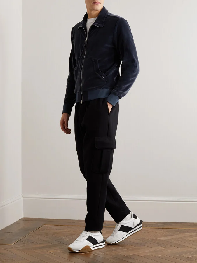 James Rubber-Trimmed Leather and Suede Sneakers - Image 2