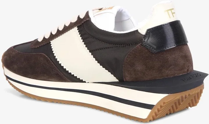 James Suede and Mesh Sneakers - Image 2