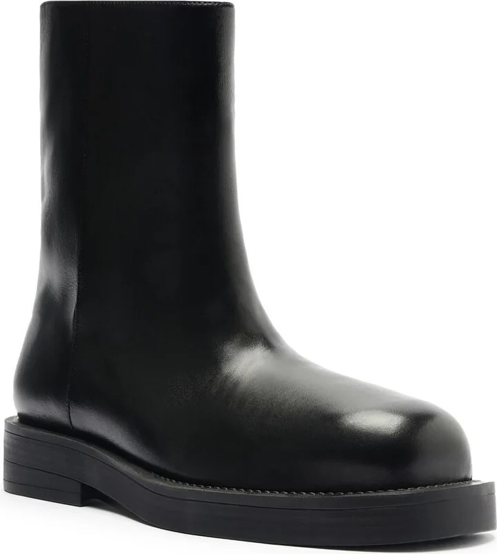 JAMIE Womens Solid Manmade Mid-Calf Boots