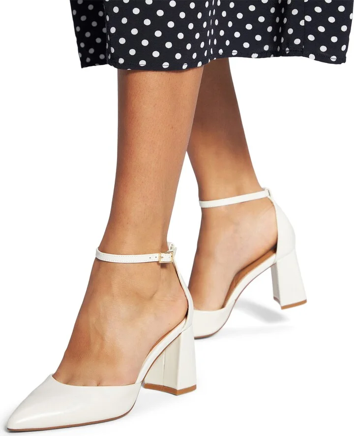 Jan Ankle Strap Pointed Toe Pump - Image 9