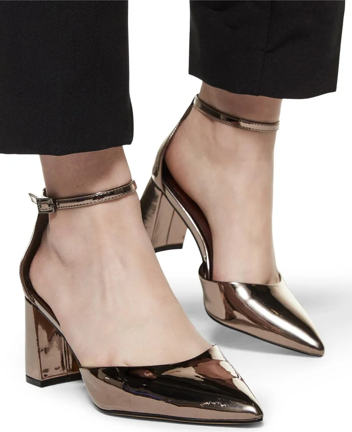 Jan Ankle Strap Pointed Toe Pump - Image 2