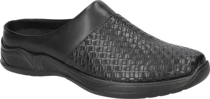 BLACK WOVEN EMBOSSED