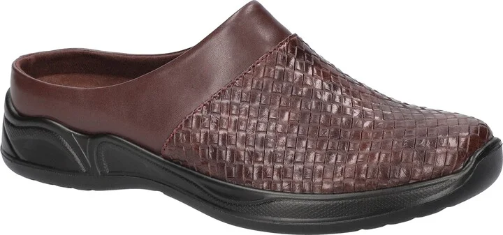 BROWN WOVEN EMBOSSED