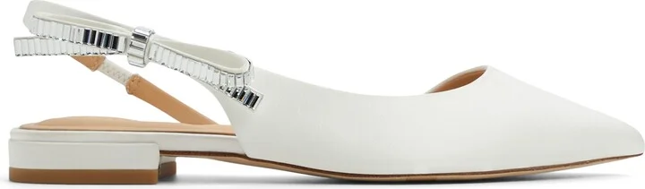 Jane Bow Slingback Half d'Orsay Pointed Toe Flat - Image 3