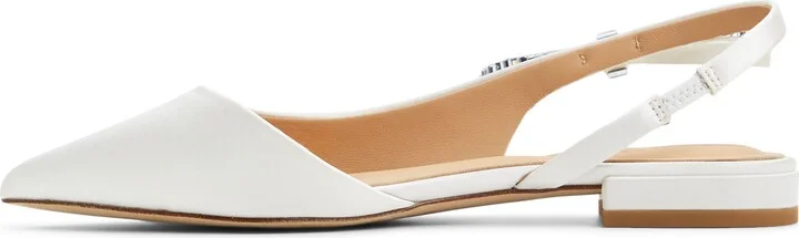 Jane Bow Slingback Half d'Orsay Pointed Toe Flat - Image 7