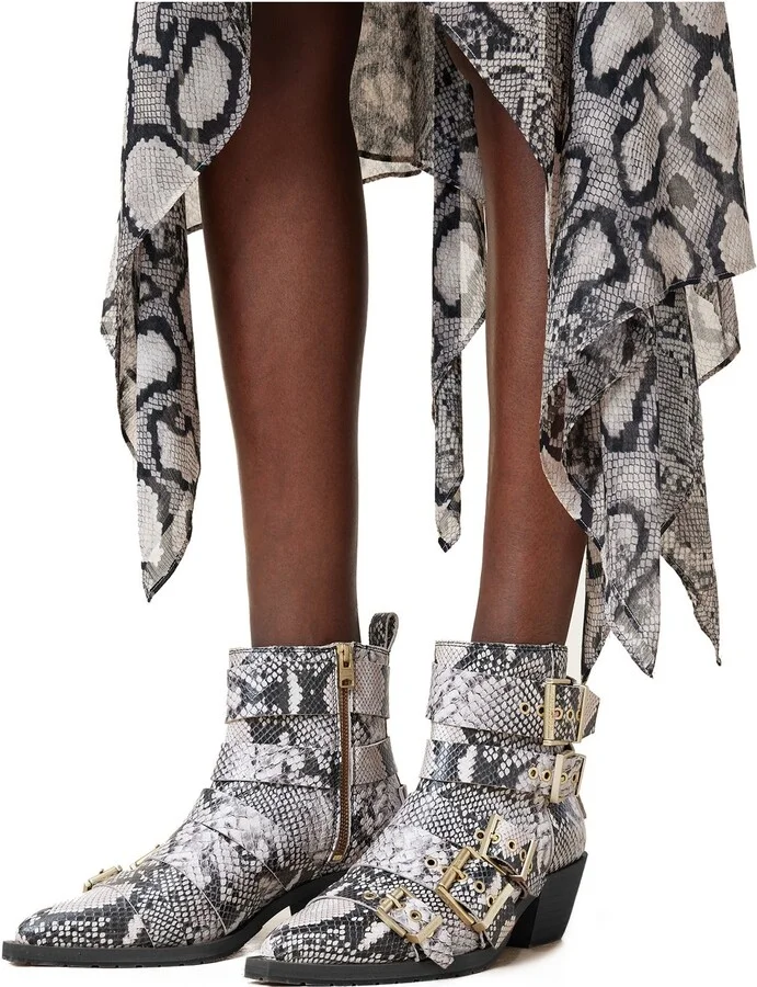 Jane Buckle Pointed Toe Boot - Image 2