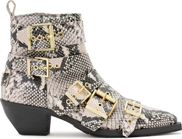 Jane Buckle Pointed Toe Boot - Image 3