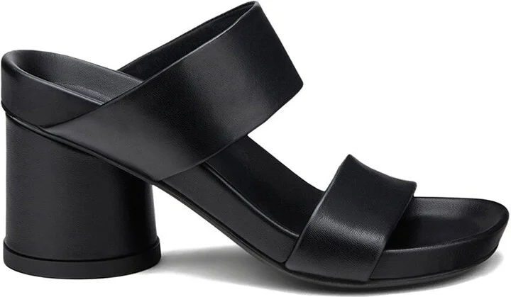 Jane H Croisette Leather Slide