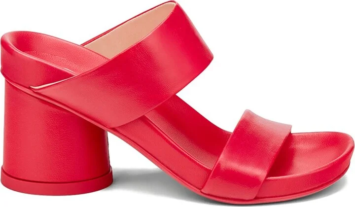 Jane H Croisette Leather Slide
