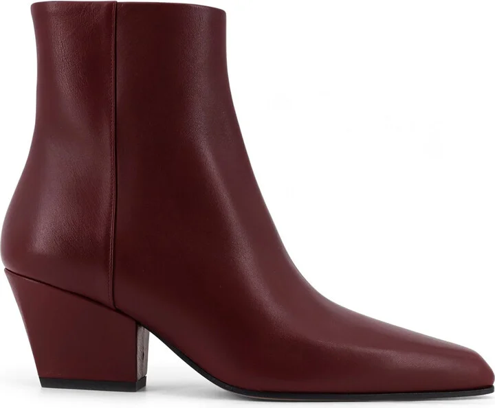 Jane Leather Ankle Boots