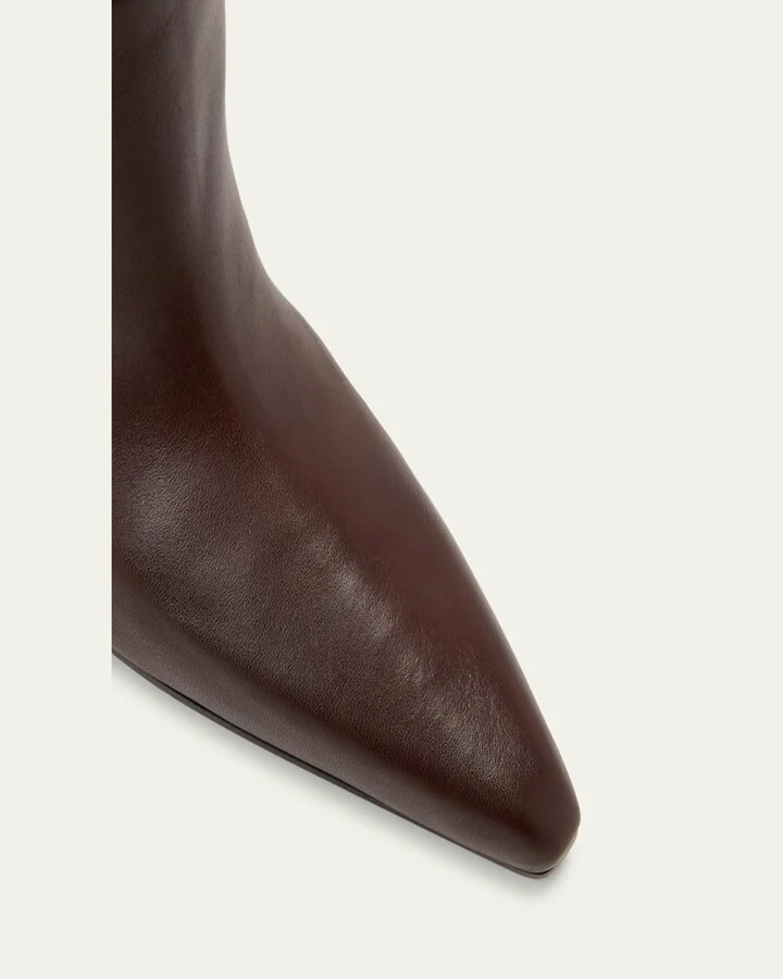 Jane Leather Knee Boots - Image 3