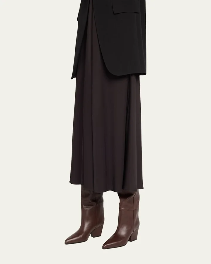 Jane Leather Knee Boots - Image 4