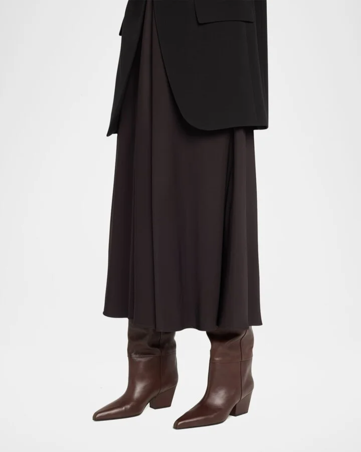 Jane Leather Knee Boots - Image 4