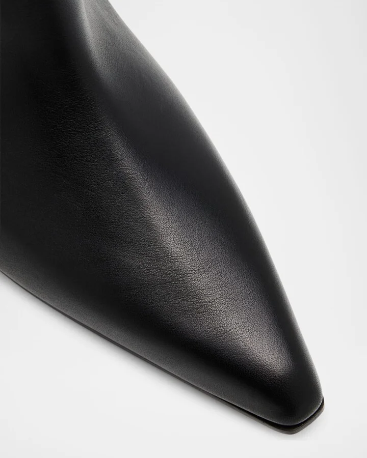 Jane Leather Knee Boots - Image 3