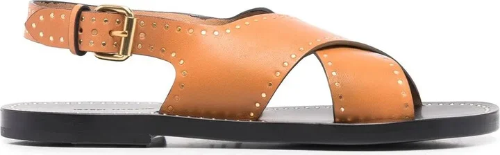 Jane leather sandals