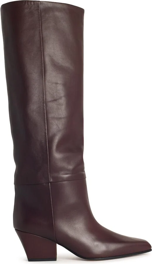 'jane' Mocha Leather Boots