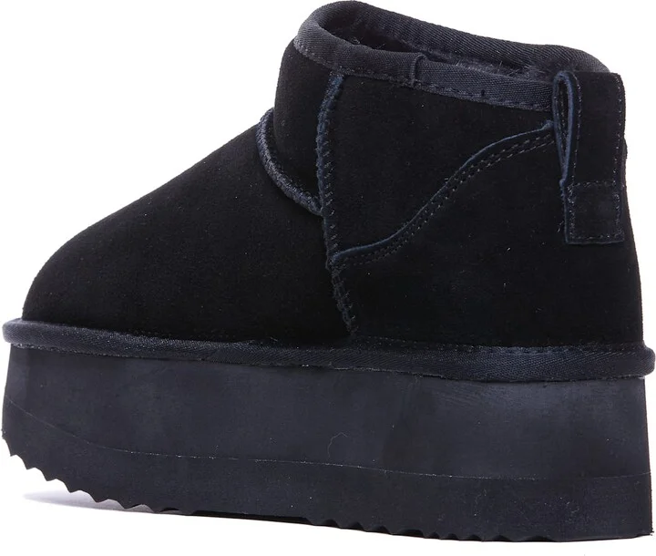 Jane Platform Suede Booties - Image 3