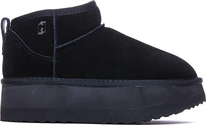 Jane Platform Suede Booties