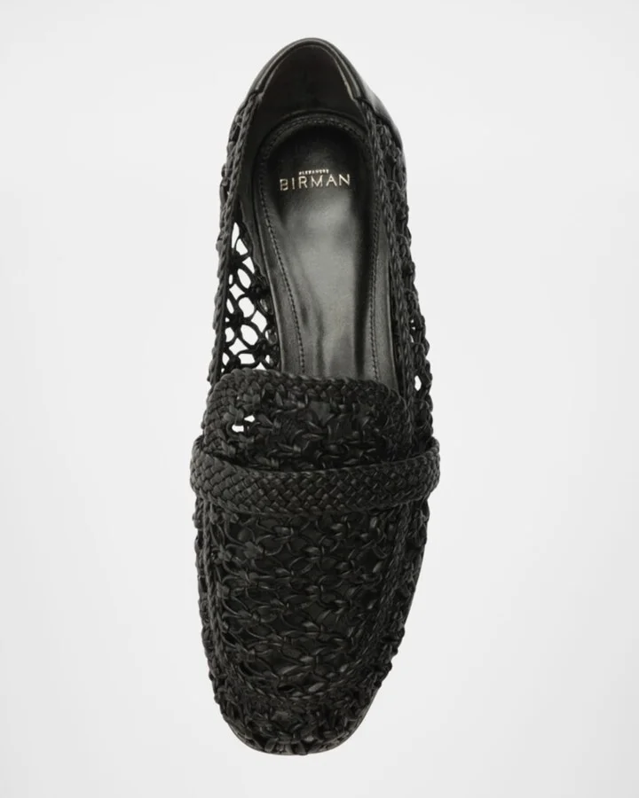 Jane Woven Leather Loafers - Image 4