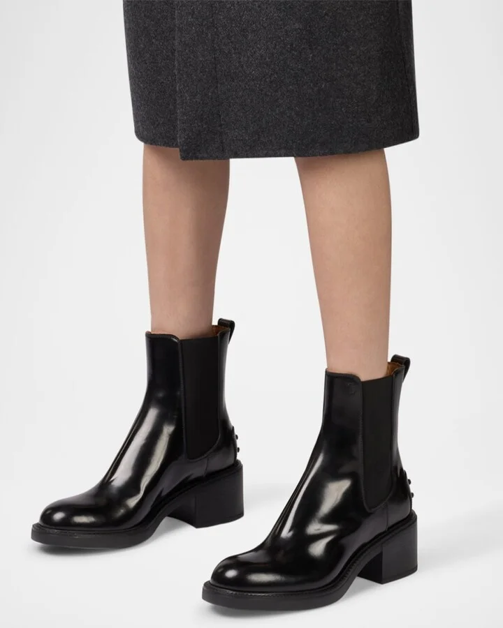 Janeiro Gomma Leather Chelsea Boots - Image 3