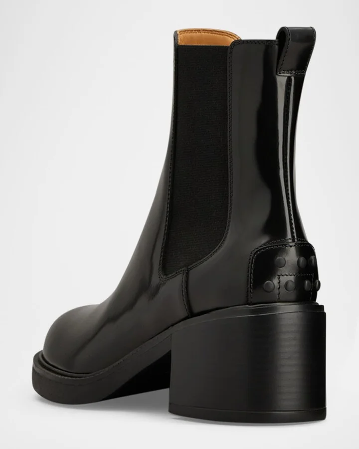 Janeiro Gomma Leather Chelsea Boots - Image 4