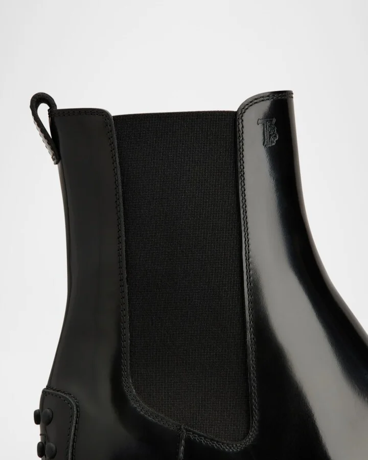 Janeiro Gomma Leather Chelsea Boots - Image 10