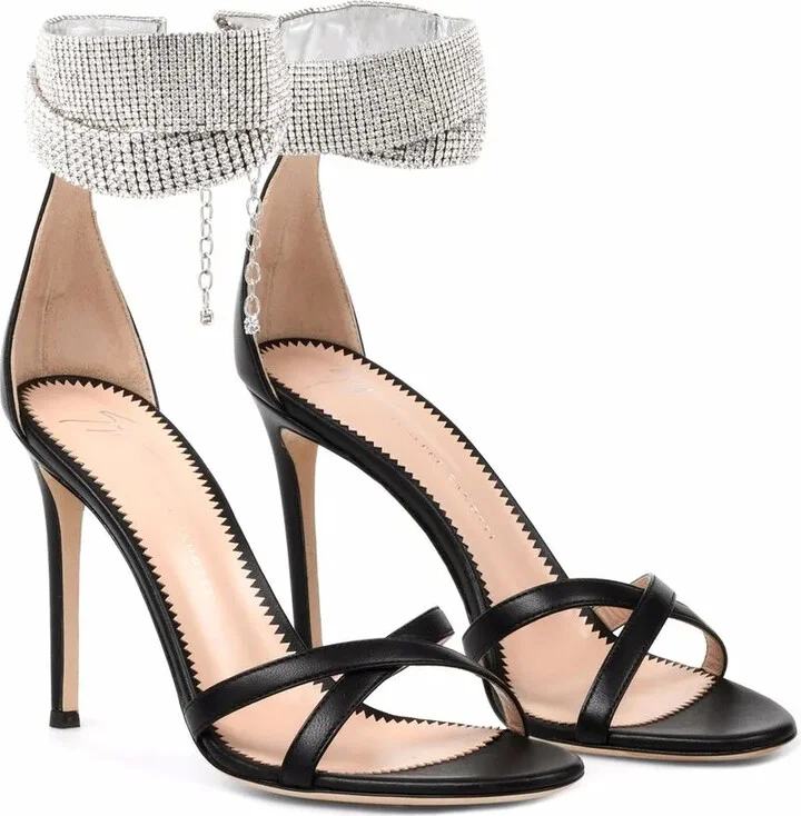Janell crystal ankle-strap sandals - Image 2