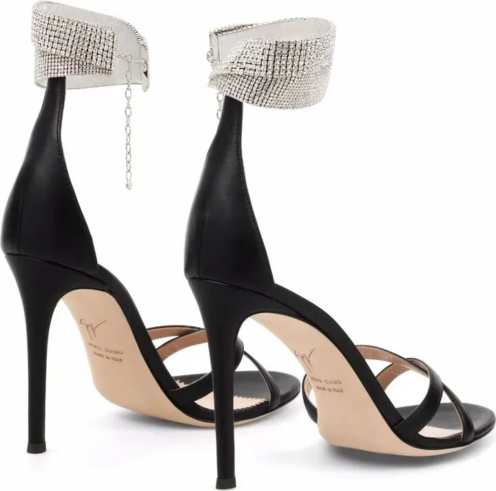 Janell crystal ankle-strap sandals - Image 3