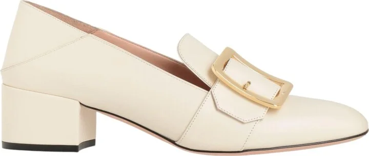 Janelle 6225789 Women's Bone Calf Plain Leather Pumps