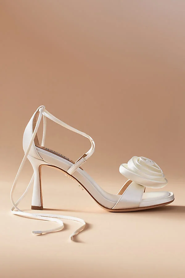Janelle Rosette Wrap Heels
