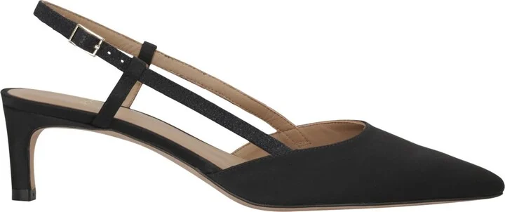 Janet Slingback Pointed Toe Kitten Heel Pump - Image 4
