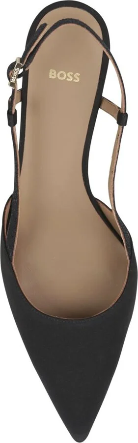 Janet Slingback Pointed Toe Kitten Heel Pump - Image 5