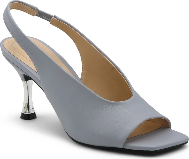 Janice Peep Toe Slingback Pump