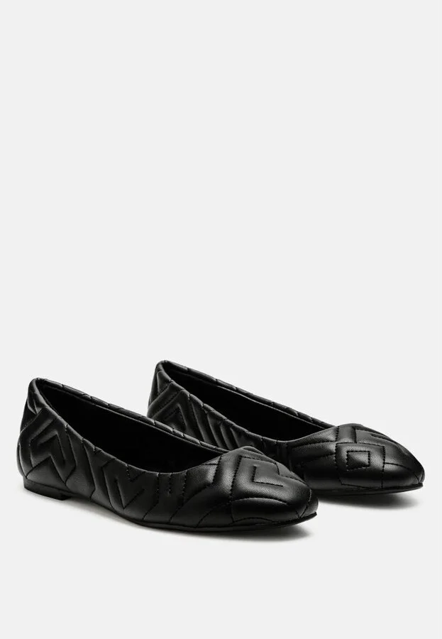 Janice Quilted Ballerina Flats - Image 2