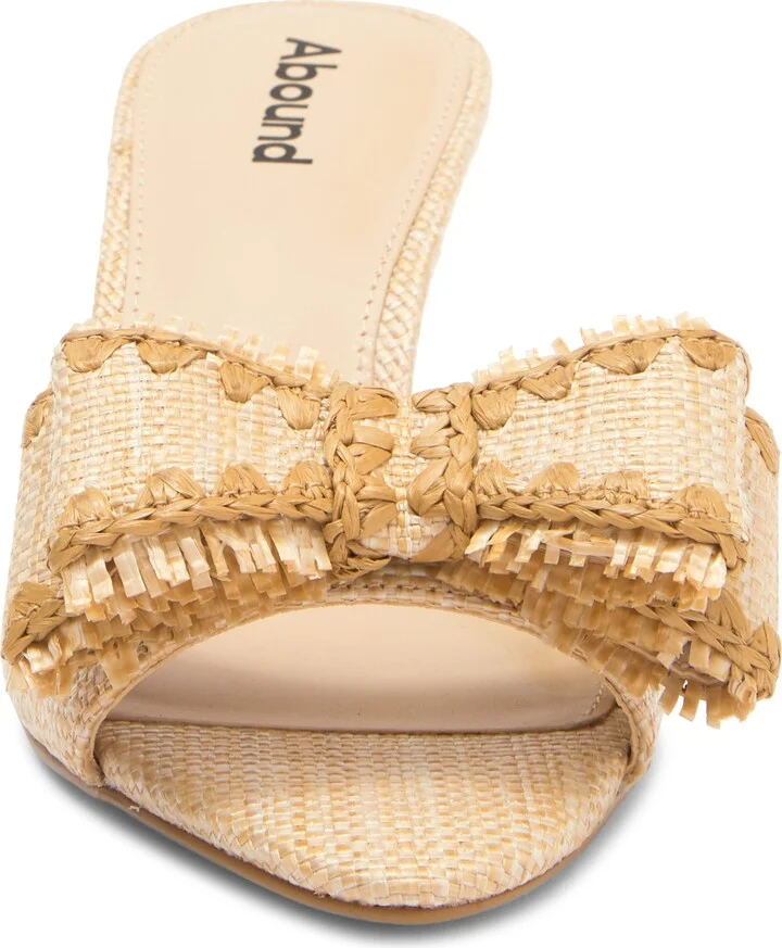 Janice Raffia Bow Sandal - Image 3