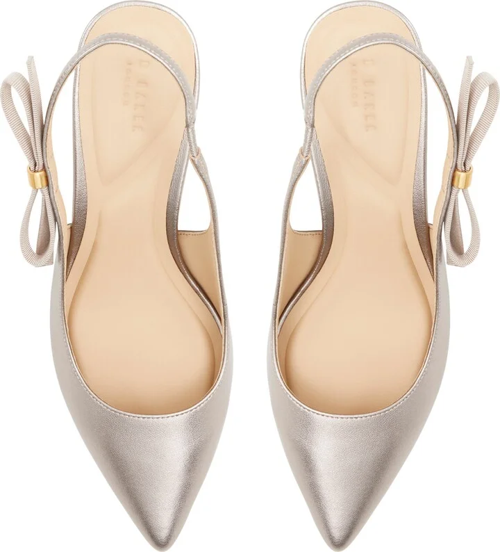Janie Bow Slingback Pointed Toe Pump - Image 4
