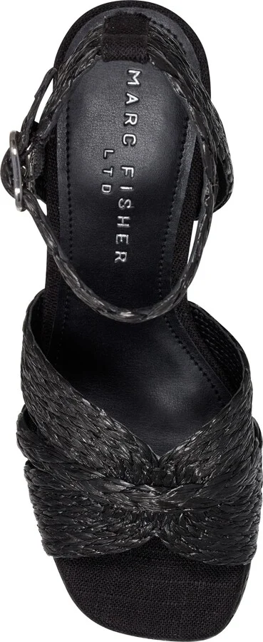 Janie Raffia Ankle Strap Platform Sandal - Image 5
