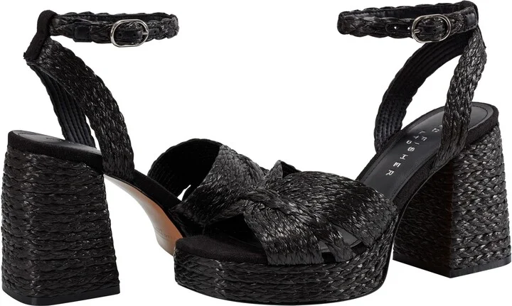 Janie Raffia Ankle Strap Platform Sandal - Image 8