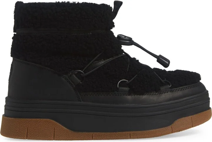 Janie Waterproof Faux Shearling Platform Bootie - Image 3