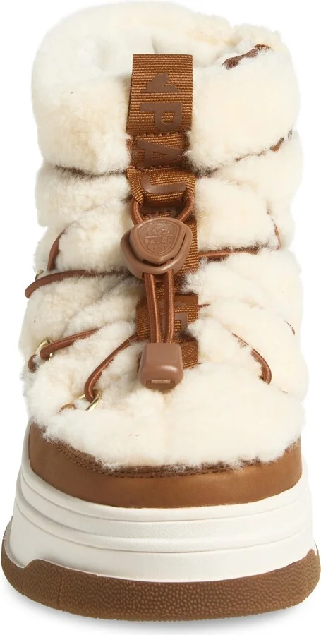 Janie Waterproof Faux Shearling Platform Bootie - Image 10