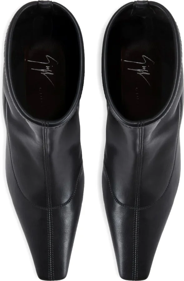Janiee Stretch 90 square-toe sock boots - Image 2